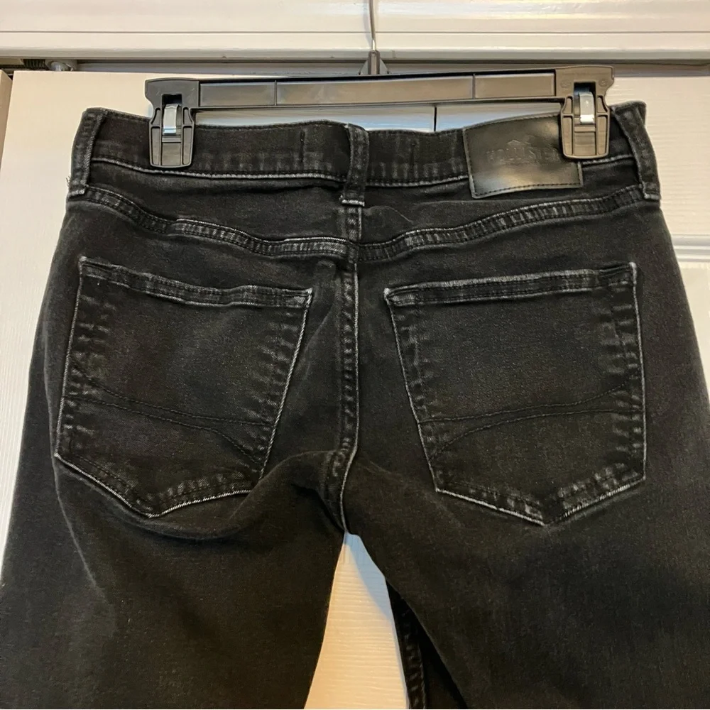 Hollister yet Skinny Advanced Stretch Black Denim Jeans Size 29 x 32